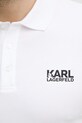 Karl Lagerfeld tricou polo 552235.745088 alb