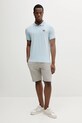 Bavlnené polo tričko Karl Lagerfeld 552224.745710 modrá SS25