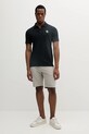 Pamučna polo majica Karl Lagerfeld 552224.745710 mornarsko plava SS25
