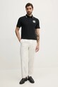 Karl Lagerfeld polo 552221.745015 czarny SS25