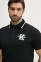 Karl Lagerfeld tricou polo negru 552221.745015