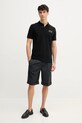 Karl Lagerfeld polo 552235.745400 czarny SS25