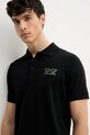 Karl Lagerfeld tricou polo negru 552235.745400