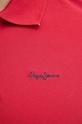 Pepe Jeans pamut póló ESSENTIAL POLO CONTRAST LOGO PM542298 piros