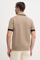 Odzież Lacoste polo DH1417 beżowy