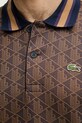 Lacoste polo męskie DH1417 brązowy
