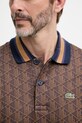 Lacoste polo męskie DH1417 brązowy