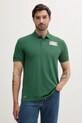 Lacoste tricou polo regular verde DH8958