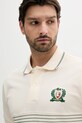 Lacoste polo de bumbac bej PH0037