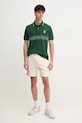 Lacoste polo bawełniane PH0037 zielony SS25
