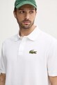 Бавовняне поло Lacoste бежевий PH2751