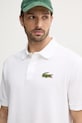 Хлопковое поло Lacoste бежевый PH2751