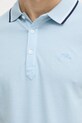 Bombažen polo Lindbergh 30.404010.BLUE.BREEZE modra