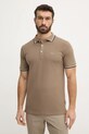 Bavlnené polo tričko Lindbergh zelená 30.404010.DK.STONE