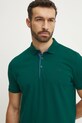 The North Face polo bawełniane Premium Slim zielony NF0A8C1N6GI1