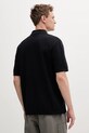 HUGO polo de bumbac 50535286 negru SS25