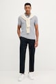 Βαμβακερό μπλουζάκι πόλο Polo Ralph Lauren 710963495 σκούρο μπλε SS25