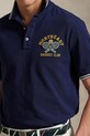 Ρούχα Βαμβακερό μπλουζάκι πόλο Polo Ralph Lauren 710964976 σκούρο μπλε