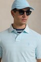 Βαμβακερό μπλουζάκι πόλο Polo Ralph Lauren μπλε 710969626