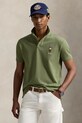Bavlnené polo tričko Polo Ralph Lauren jednofarebný zelená 710969633