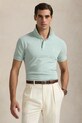 Хлопковое поло Polo Ralph Lauren хлопок зелёный 710963494