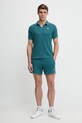 adidas Originals tricou polo Polo Shirt KC0691 turcoaz SS25