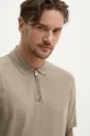 Polo tričko HUGO Dekok233 béžová 50543368