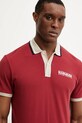 Napapijri polo de bumbac E-Murlo burgundia NP0A4ILYR1E1