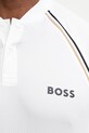 BOSS Green tricou polo 50538122 alb