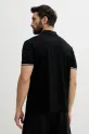 BOSS Green polo de bumbac 50538177 negru SS25