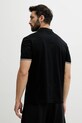 BOSS Green polo de bumbac 50538177 negru SS25