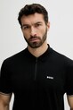 Îmbrăcăminte BOSS Green polo de bumbac 50538177 negru