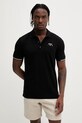 BOSS Green polo de bumbac negru 50545707