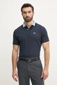 Barbour polo de bumbac Hawkesmoor Tipped Tailored Fit Polo Shirt slim bleumarin MML1443