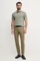 Bavlnené polo tričko Barbour Trematon Tailored Fit Polo Shirt MML1452 zelená SS25