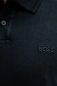 BOSS Orange polo de bumbac bleumarin 50520109