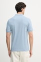 Odzież BOSS Orange polo męskie z bawełną 50537507 niebieski