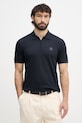 BOSS Orange polo męskie z bawełną granatowy 50537507