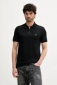 Polo tričko BOSS Orange jednofarebný čierna 50537507