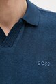 BOSS Orange polo bawełniane granatowy 50539869