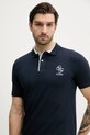 Тениска с яка Guess LYLE M5GP60.K7O64 тъмносин SS25