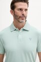 Îmbrăcăminte Guess tricou polo NOLAN M5GP66.J1314 turcoaz