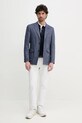 Тениска с яка Guess M5GP44.K7O64 тъмносин SS25