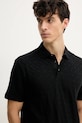 Хлопковое поло BOSS чёрный 50537132