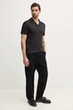 Calvin Klein polo bawełniane K10K114133 czarny SS25