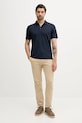 Calvin Klein polo LV04LB220G granatowy SS25