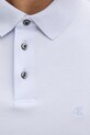 Calvin Klein polo męskie bawełniane LV04LB276G fioletowy