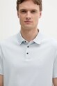 Oblečení Bavlněné polo tričko Calvin Klein LV04LB276G modrá