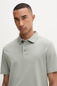 Calvin Klein polo męskie bawełniane zielony LV04LB276G