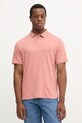Calvin Klein polo de bumbac regular portocaliu LV04LB276G